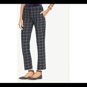 ANN TAYLOR DEVIN FIT PANT in PLAID